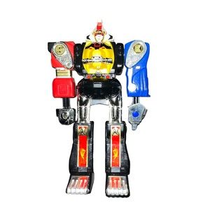 Vintage Power Rangers Deluxe Ninja Megazord 1995 Mighty Morphin Bandai Figure 8"